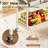 29.9'' H X 16.5'' W 3-tire Metal Wood Board Rolling Storage Basket Cart Trolly With Wheels, Metal Utility Cart With Frame, Kitchen Living Room Bathroom And Bedroom Storage, Single White-125281060