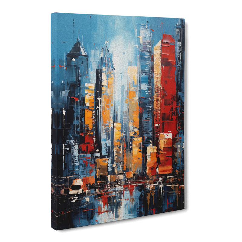 Skyline Expressionism - Print, 50cm H x 35cm W x 3cm D