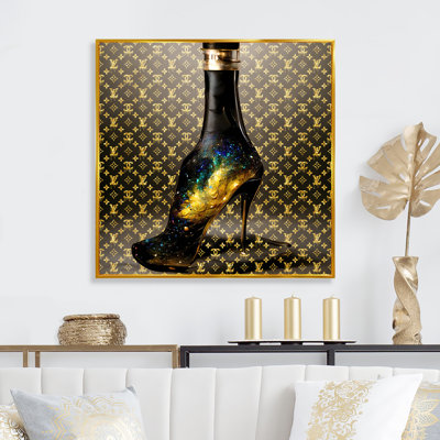Luxury Brand Pumps And Bottle IV  Fashion Canvas Wall Art