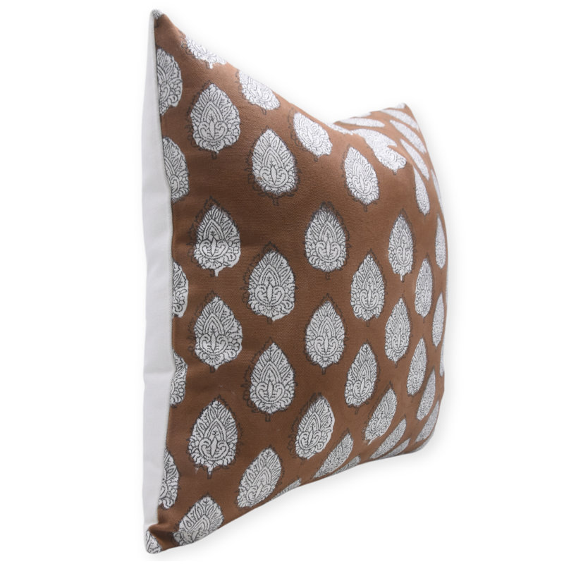 Housse de coussin en lin fabriquée à la main Fab divine pour canapé, lit et chaise, H 24 po x l 24 po