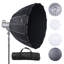 Parabole Softbox 33 po à dégagement rapide et pliable et portable