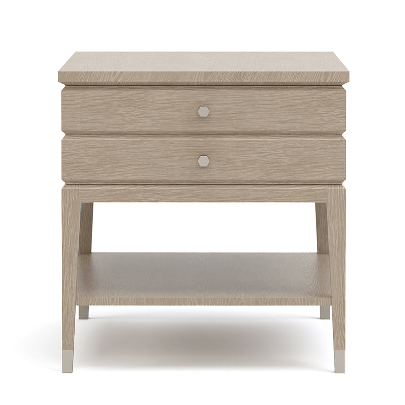 Maidstone Solid Wood End Table, Sandbank