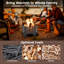 Nyesha Pentagon Steel Smokeless Fire Pit