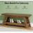 2-Tier Entryway Bench,Storage Side Table,Foyer Seating Bench,Entryway Table