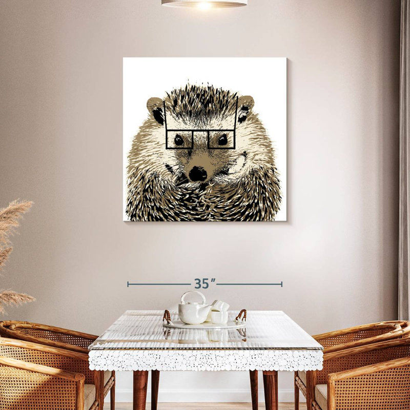 Ketti Good Looking Hedgehog, 36" H x 36" W