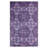 Kouerga Hand Tufted Wool/Viscose Geometric Rug in Purple-1405511253