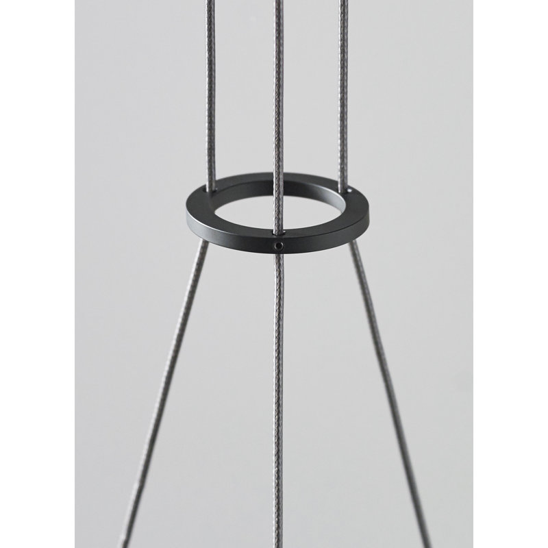Ponte 5 - Light LED Pendant, Nightshade Black