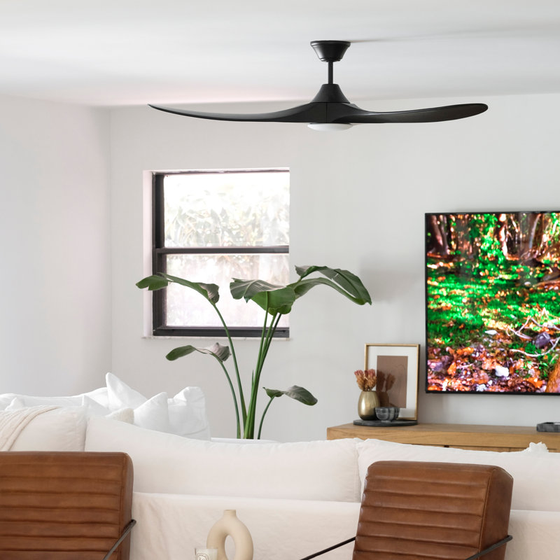  Ventilateur de plafond standard à 3 pales Elianna avec télécommande et ensemble d'éclairage inclus, 70 pouces