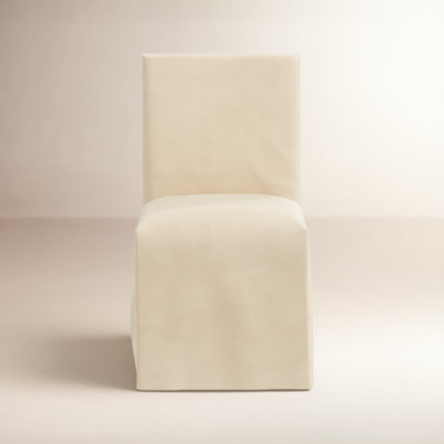 Armstrong Cotton Parsons Chair in Twill White