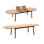 Wave Outdoor 7 - Piece Teak Dining Set