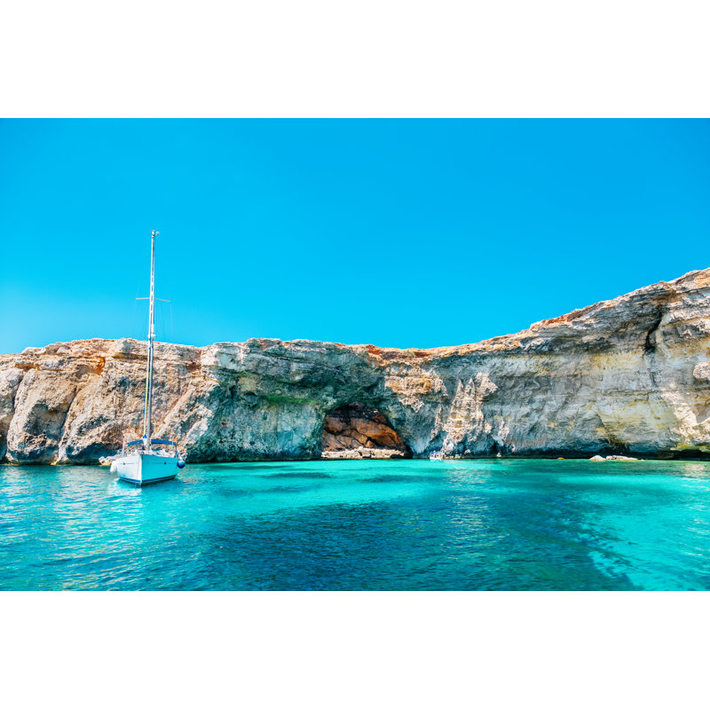 Sailing Yacht - Wrapped Canvas Print, 30cm H x 46cm W x 3.8cm D