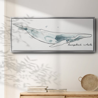 Baleine II - toile encadrée