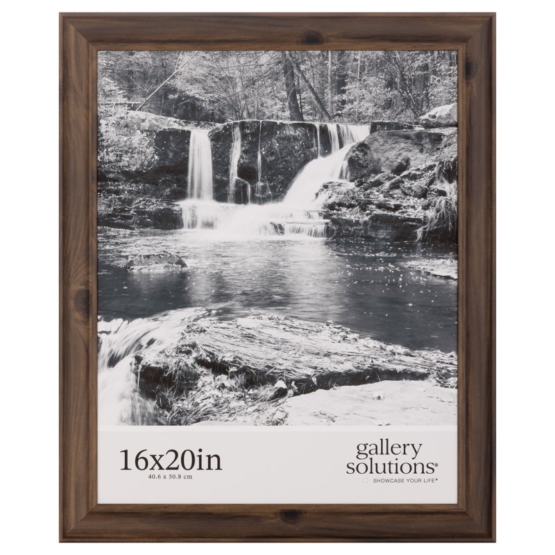 Grand cadre photo Gallery Solutions, 16 po x 20 po, Brun