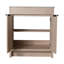 Meuble-lavabo autoportant avec 2 portes d'armoire à fermeture en douceur (KD-PACKING)