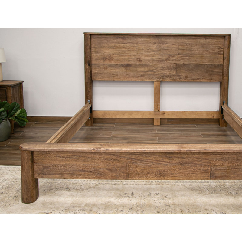 Quinn Solid Wood Platform Bed, Queen