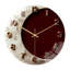 Horloge murale 12 po ronde en verre trempé avec mouvement à quartz silencieux-375090620