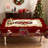 Red Washable Christmas Party Atmosphere Decor Polyester Tablecloth-478052300