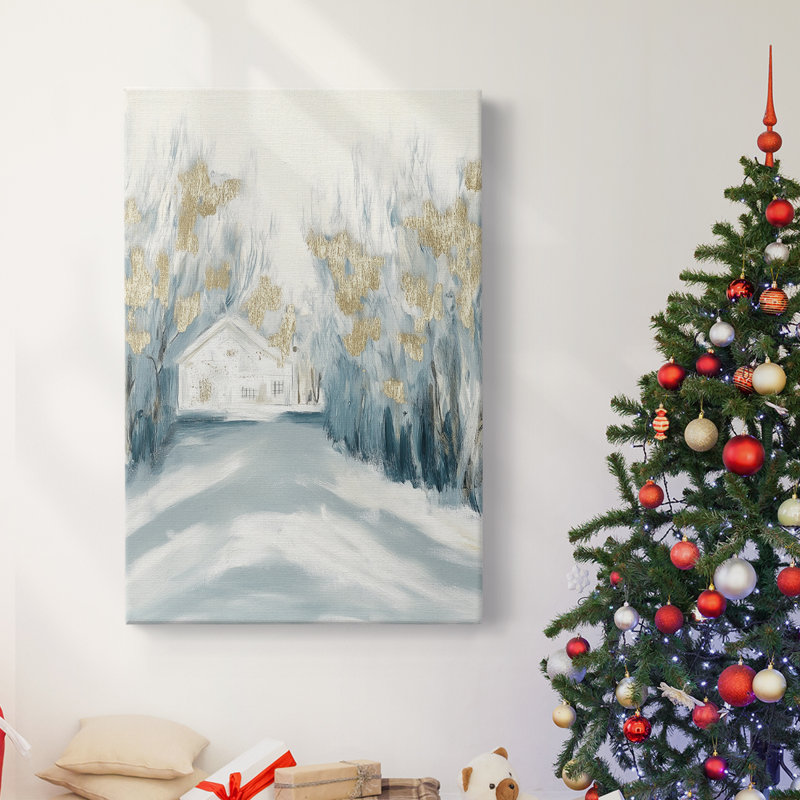 Art des Fêtes de Noël - Toile tendue avec châssis CDLXII, H 12 po x l 8 po