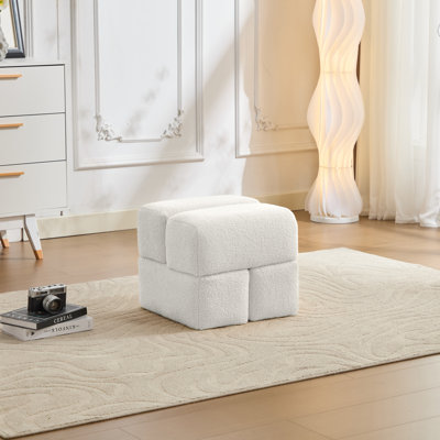 Robertas 18.5'' Wide Sherpa Ottoman
