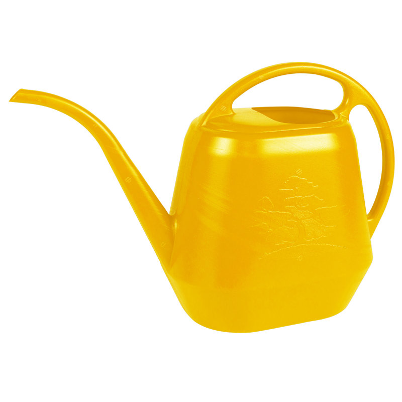 Arrosoir intérieur / extérieur en plastique Aqua Rite, H 10 po x l 15 po x P 5,75 po, Jaune terreux