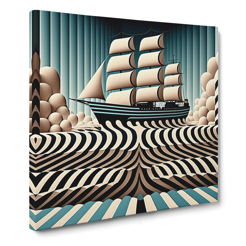 Modern Wall Art - Wrapped Canvas, 50cm H x 50cm W x 3cm D
