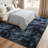 8x10 ft Shag Area Rugs for Living Room, Soft Fluffy Rugs for Bedroom, Nursery, Kids Room Home Decor, Tie-Dyed Blue Grey-1653206262