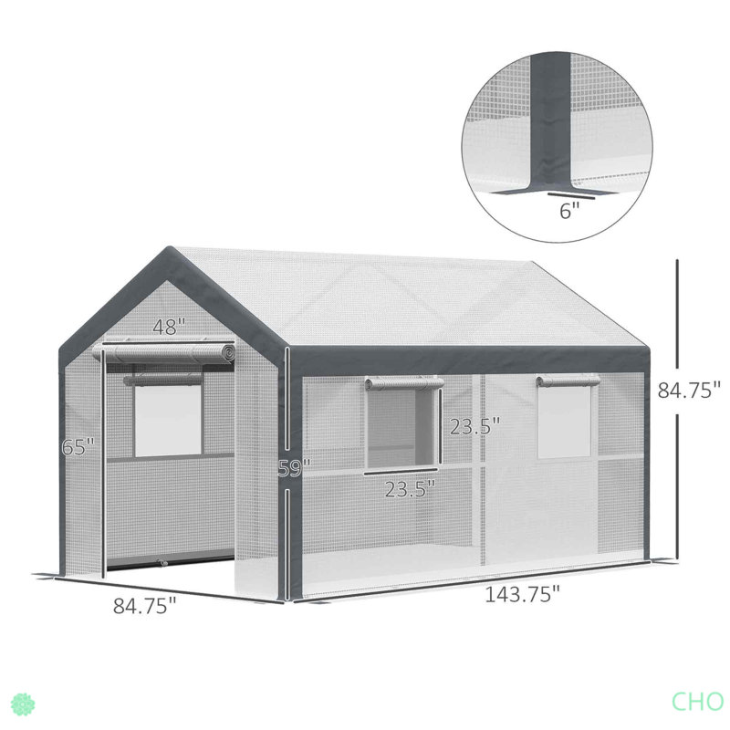 Walk-In Greenhouse, Garden Hot Garden Hot Home