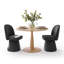 Ensemble de table de salle à manger pour 2 personnes avec table ronde et 2 chaises pivotantes Fabic-132943583