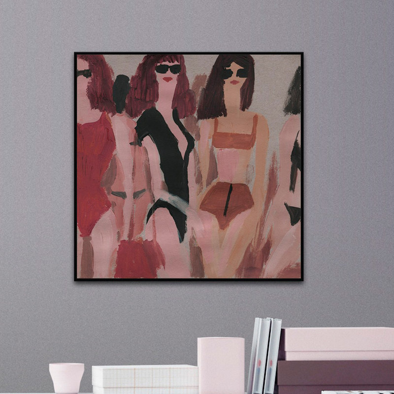 « de bain »-impression sur toile, H 12 po x l 12 po