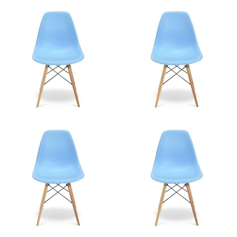 Chaise d'appoint Chu, Bleu clair