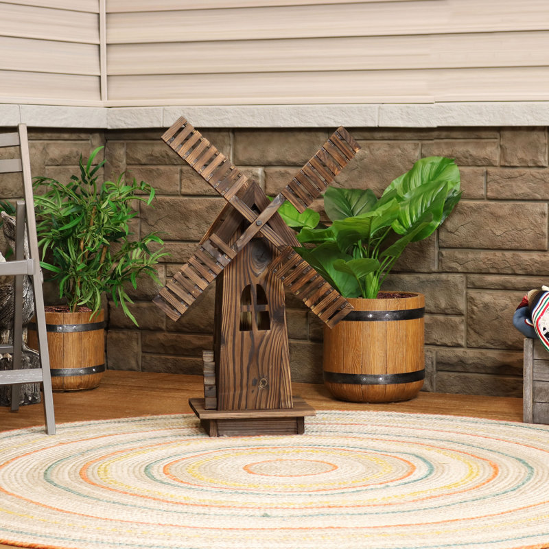 Eagleville Weather Resistant Wood Windmill