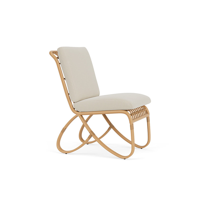 Riviera Outdoor Dining Side Chair, Beach Natural