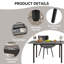 Extendable Antke Dining Table With 110-150cm Tabletop, Kitchen Wood Desk With 4-8 Seats, Space Saving-734573068-732522586