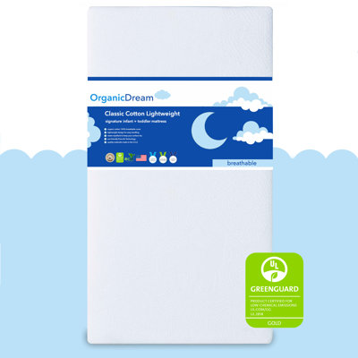 Greenguard Gold Certified Standard Crib/Toddler Rectangle Mattress