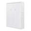 Lit escamotable double pleine grandeur avec tablettes