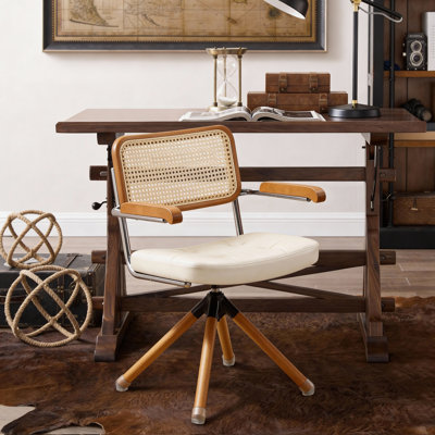 Fauteuil de bureau en cuir Bonneau