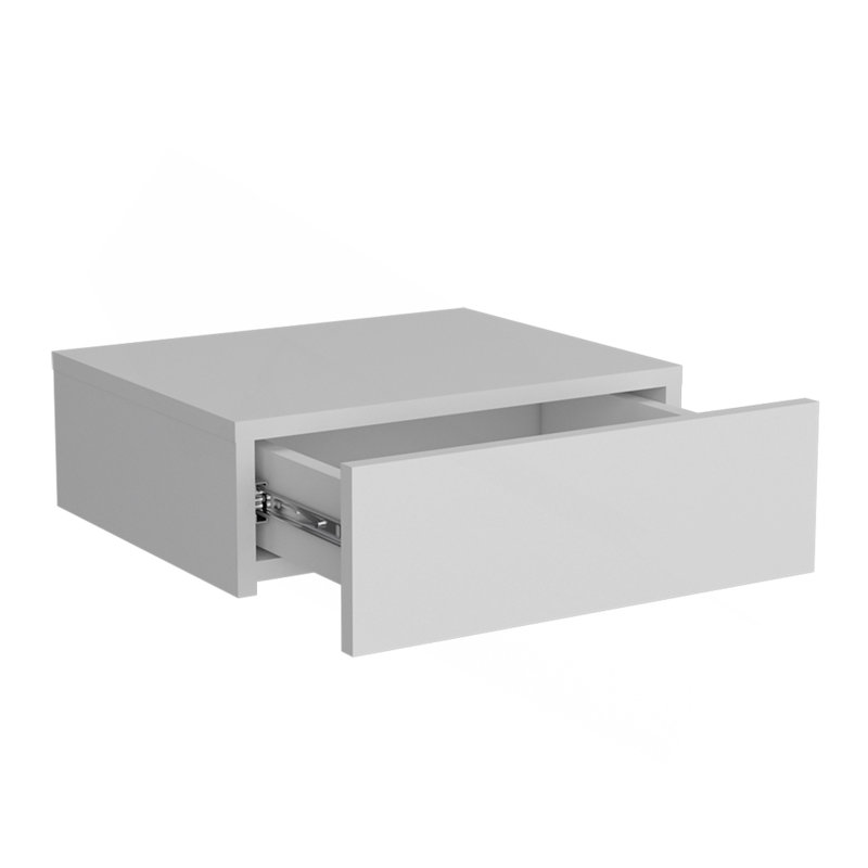 Table de chevet Isola, blanc, Blanc