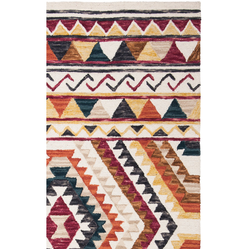Tapis en laine touffeté à la main Deyoung, Tapis de couloir 2 pi 3 po x 9 pi