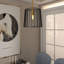 Luminaire suspendu cylindrique de style lanterne à 1 lumière Tillison