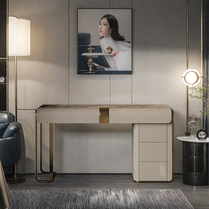 Coiffeuse simple et luxueuse