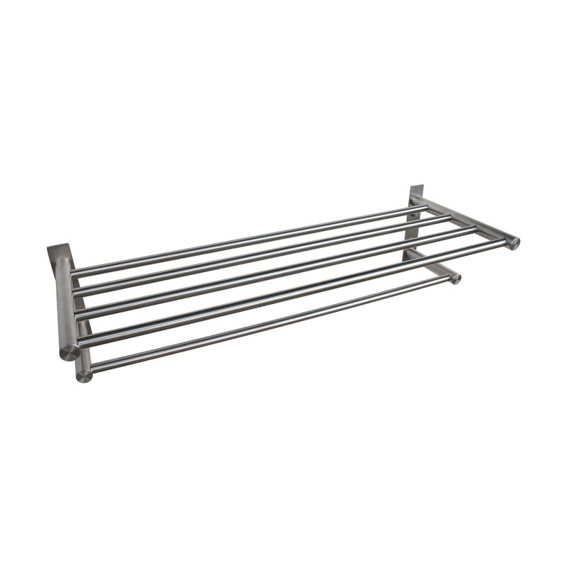 Stainless Steel Wall Mounted Towel Rack with Bar