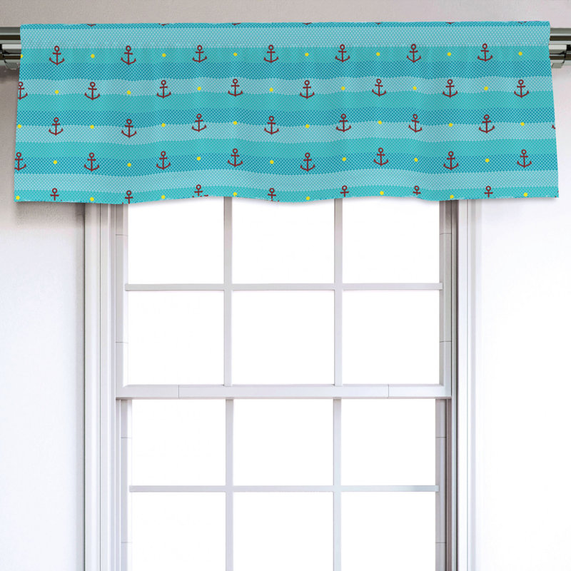 Sateen Ruffled Window Valance