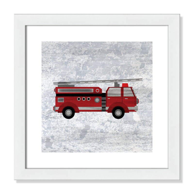 Rouge 1 impression sur papier, H 16 po x l 16 po x P 0,6 po, Encadré plat blanc