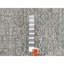Tapis décoratif rond en gris noué à la main de conception unique 7 pi 10 po Cevdet