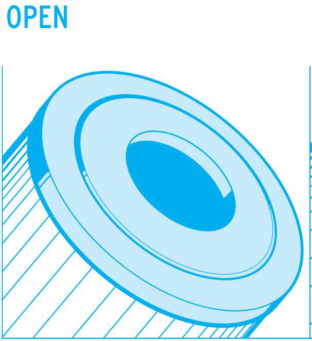 Unicel C-7660 Blue and White Polyester Pool Filter Cartridge