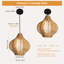 1 - Light Natural Geometric Pendant