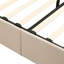 Lit plateforme tapissier avec système de rangement hydraulique-108720604-108720600