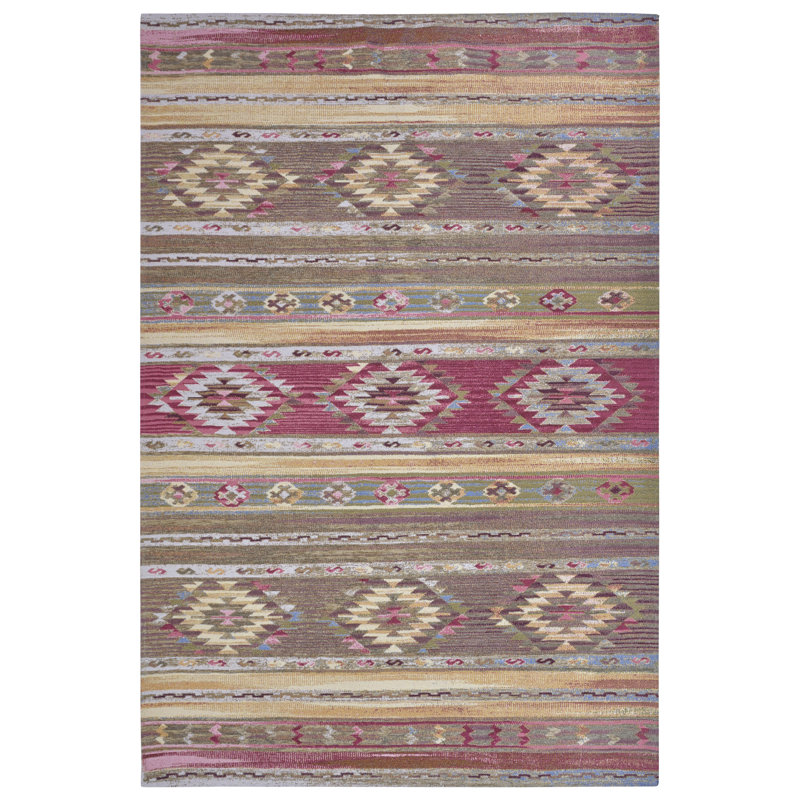 Gobelin Brown/Red/Beige Rug, Rectangular 75 x 150cm
