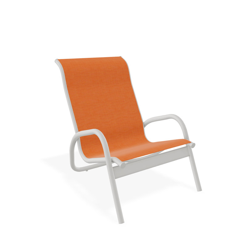 Gardenella Patio Chair, Tangerine, Snow