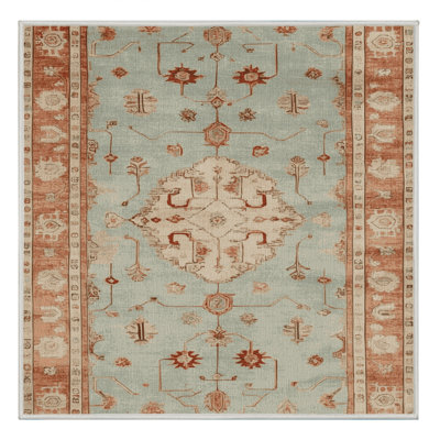 Tapis beige surteint lavable à la machine